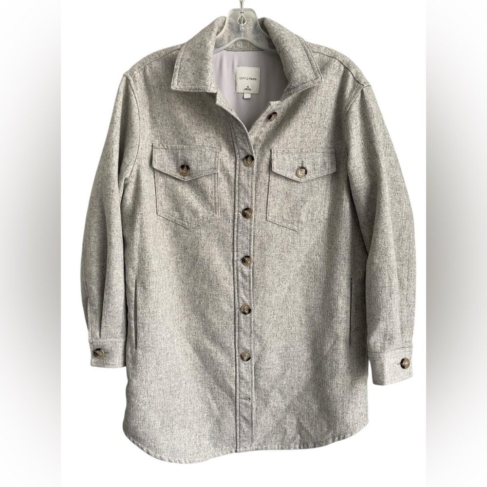Gentle Fawn Shacket Size XS jacket Anthropologie Jacket Coat Sweater